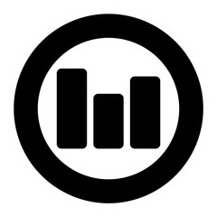 Circle Growth Glyph icon