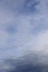 Sky background with clouds