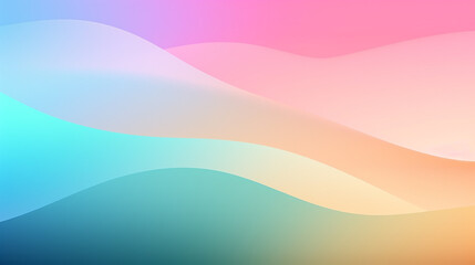 Fototapeta premium Iridescent colors background, banner, poster. Generative AI