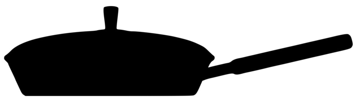 recommend clip art: pan silhouette