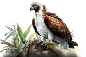 Fototapeta premium red billed hornbill