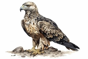 Fototapeta premium eagle isolated on white