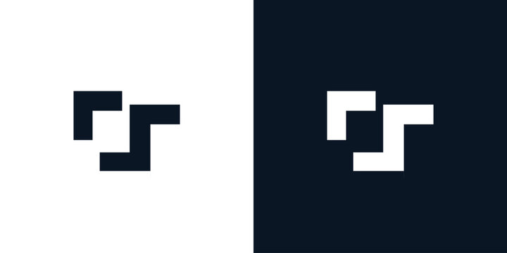 Simple and Modern CS  logo design.