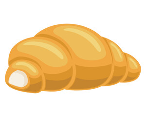 Fresh French croissant