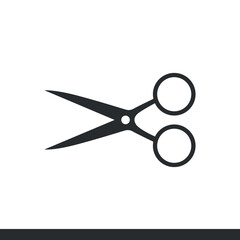 Scissors icon vector. Cut. Cutting Scissors. 