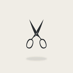 Scissors icon vector. Cut. Cutting Scissors. 