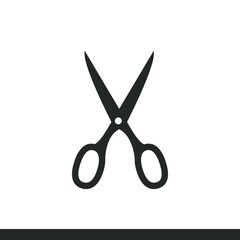Scissors icon vector. Cut. Cutting Scissors. 