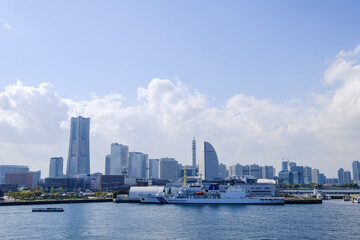 神奈川県横浜市の都市風景