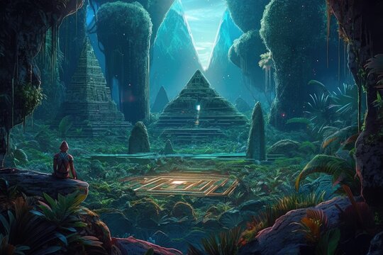 Lost Civilization: Mayan Pyramids in an Obsidian Jungle 21