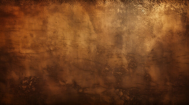 Antique paper with vintage stains, rust patterns, aged, website banner background, Generative AI