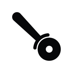 Pizza cutter icon vector on trendy design