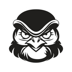 bird, vector concept digital art, hand drawn illustration