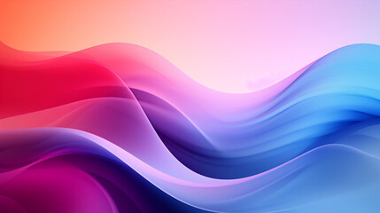 Obraz premium abstract wave gradient background, generative ai