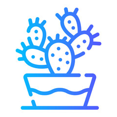 cactus gradient icon
