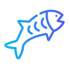 fish gradient icon