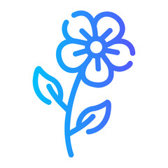 flower gradient icon