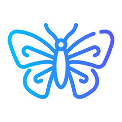 butterfly gradient icon