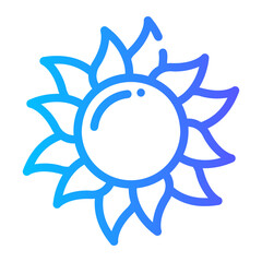 sun gradient icon