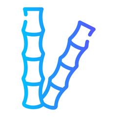 bamboo gradient icon