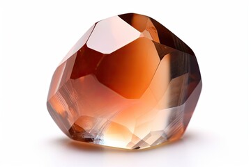 Cut or faceted Sardonyx - traditional August birthstone. Created with Generative AI technology
