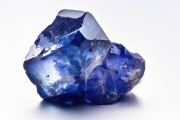 Uncut Sapphire - September birthstone. Created with Generative AI technology