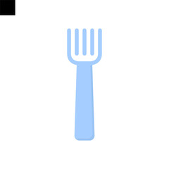fork icon flat style vector