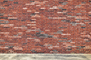 Multi-colored vintage aesthetic brick wall background
