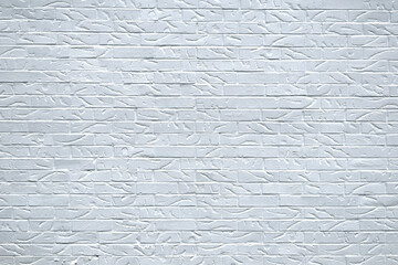 Funky texture white brick wall background