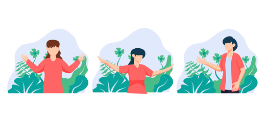 Fototapeta premium Earth Day Flat Bundle Design Illustration