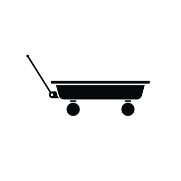 recommend clip art: Silhouette of Little Red Wagon