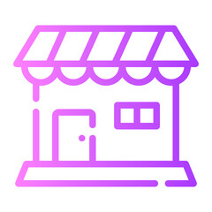 marketplace gradient icon