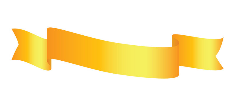 ribbon yellow gold color