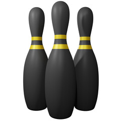 3d Bowling Pins
