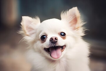 happy adorable dog. Generative AI