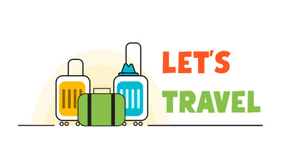 Travel to World. Road trip. Tourism. Landmarks on the globe. Concept website template. Vector illustration. Modern flat design.