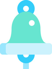 nautical bell flat icon
