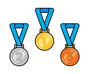 Set of Winner Medals