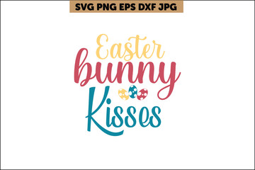 Fototapeta na wymiar Easter bunny kisses