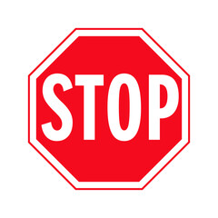 Stop sign icon vector design