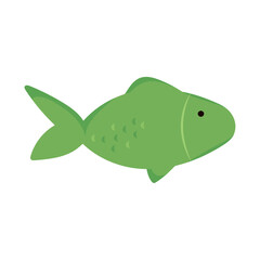 green fish swiming sealife animal