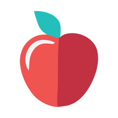 Fresh apple symbolizes healthy eating