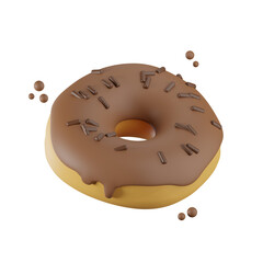 Donut Fast Food 3D Illustrations