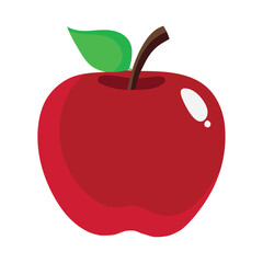Juicy apple symbolizes healthy and freshness