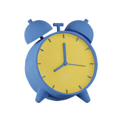 Clock Clay Essential Object 3D Illustrations