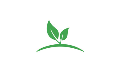 Obraz na płótnie Canvas green plant icon