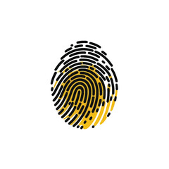 fingerprint logo vector