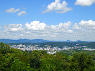 Fototapeta na wymiar View of the city of korea country