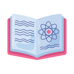 Learning science through books an education icon