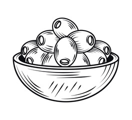 olives on a bowl