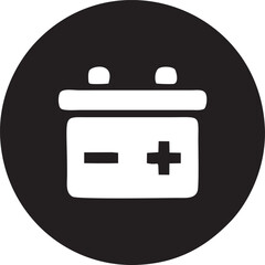 Battery energy icon symbol vector image. Illustration of the batteries charge electric icon design image. EPS 10